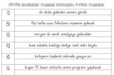 Türkçe Etkinlikleri