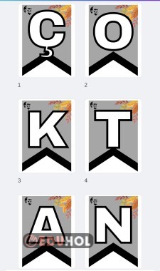 10 Kasım Pano Flama