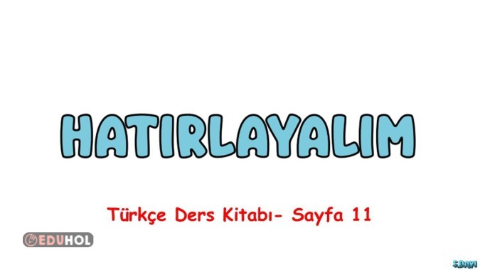 TÜRKÇE(MEB) DÖNEM BAŞI HATIRLATMA ÇALIŞMALARI