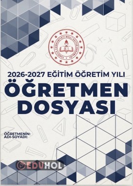 2026-2027 Öğretmen Dosyası Kapakları