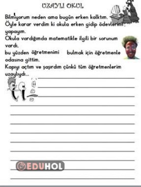 Yaratıcı Hikaye Tamamlama ve Yazma