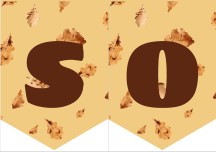 Sonbahar yazısı flama