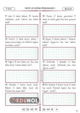DESTE VE DÜZİNE PROBLEMLERİ-1