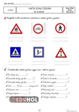 HAFTA SONU ÖDEVİ (28-30 KASIM)
