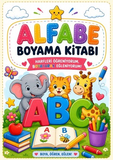 Alfabe Boyama Kitabı