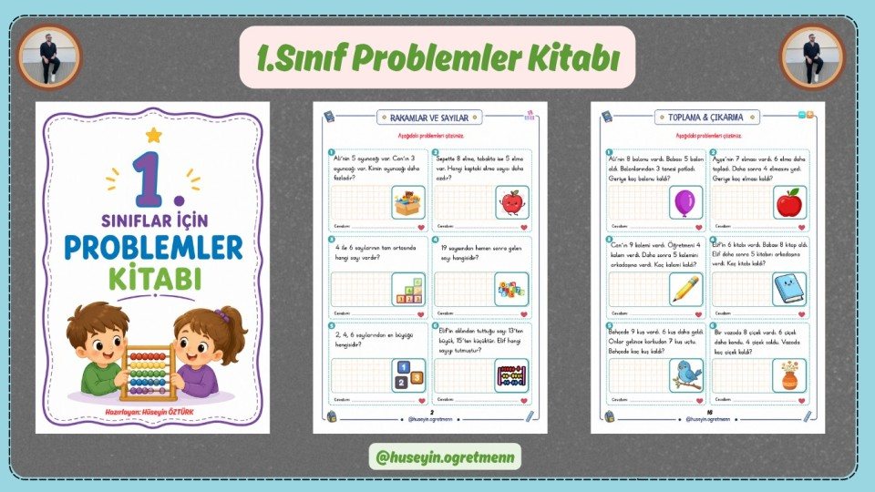 1. Sınıf Problemler Kitabı